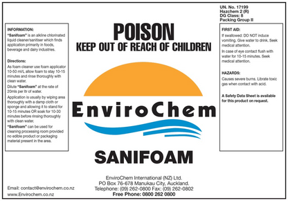 EnviroChem Sanifoam - High Foaming Disinfectant