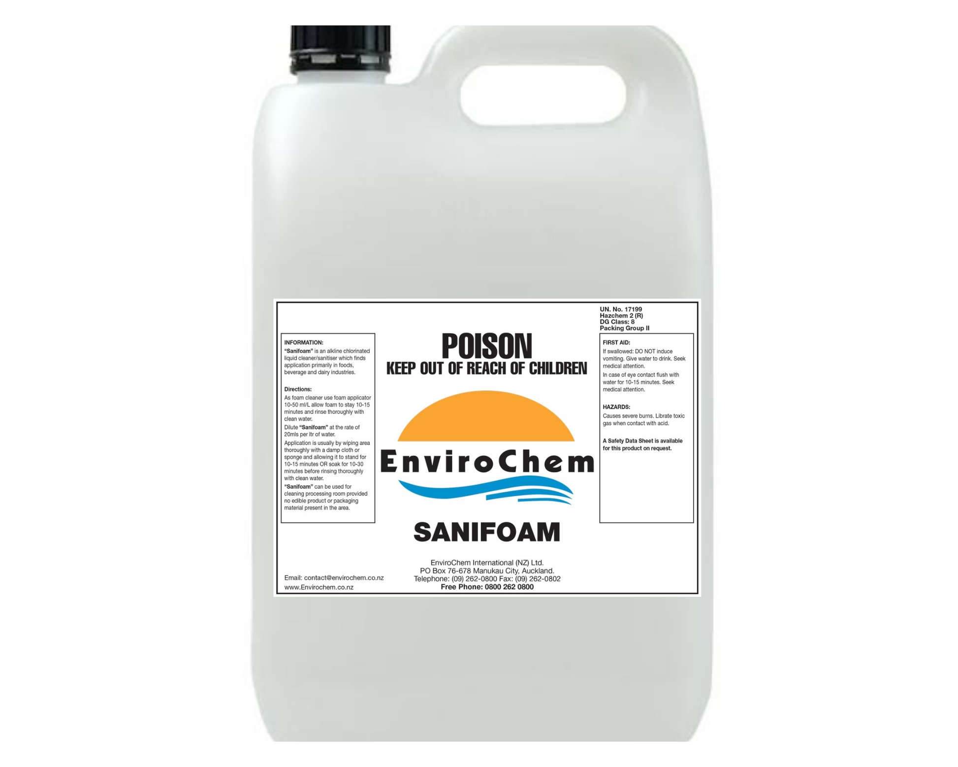 EnviroChem Sanifoam | High-Foaming | Pure Clean Supplies