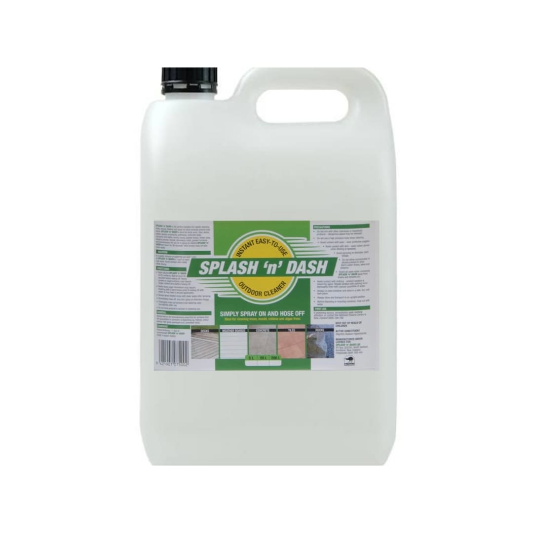 SPLASH N DASH Instant moss mould killer NZ 5L