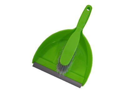 Sabco Dustpan and Brush Set - Green