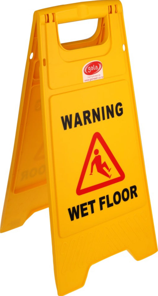 Safety Sign Wet Floor A-Frame 600x290mm Yellow
