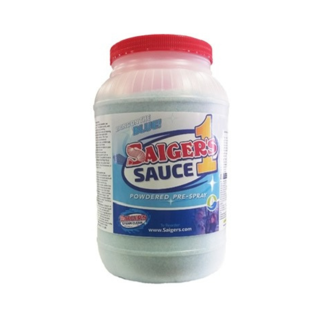 Saigers Sauce Blue 6.5lb jar. Carpet Prespray