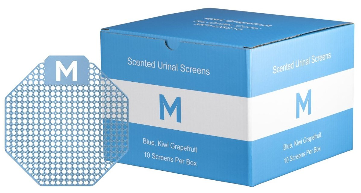 Scented Urinal Screen - 30 Days Lasting Fragrance - 10 Screens/Pack