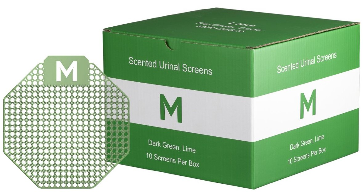 Scented Urinal Screen - 30 Days Lasting Fragrance - 10 Screens/Pack