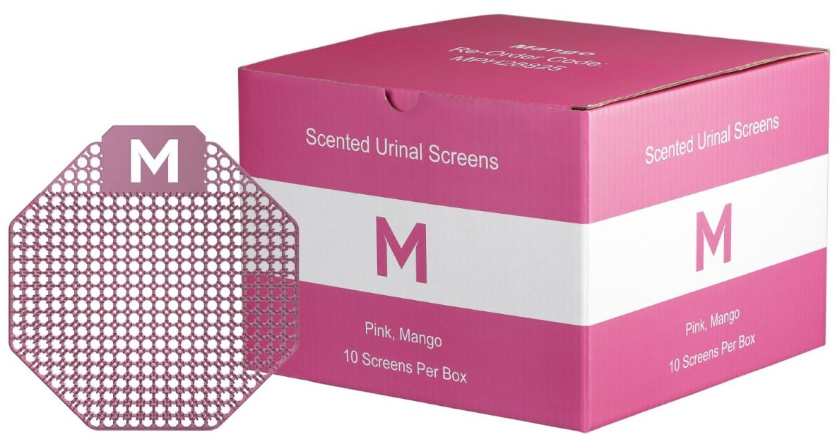 Scented Urinal Screen - 30 Days Lasting Fragrance - 10 Screens/Pack