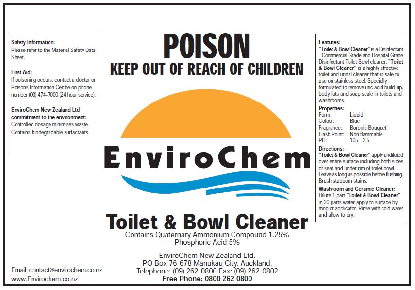 EnviroChem Toilet & Bowl Cleaner