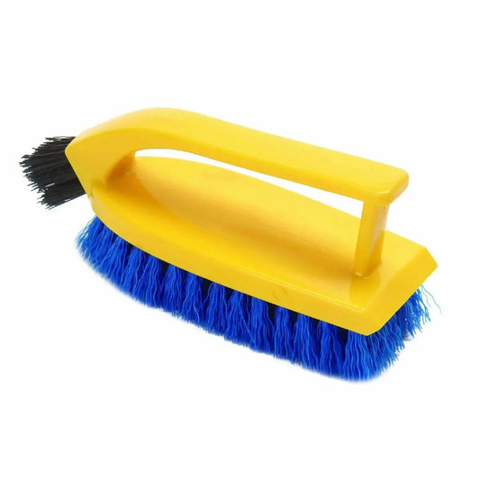 TRUST Iron Handle Scrub Brush, PP Fill – Yellow