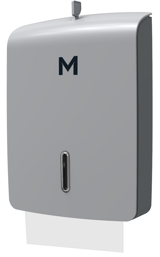 Tall Slimfold Towel Dispensers - 600 Sheet Capacity - Available in White, Silver & Black Colours