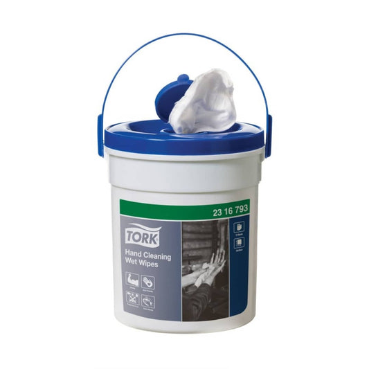 Tork 2316793 Wet Wipes Hand Cleaning Roll White Tub 72