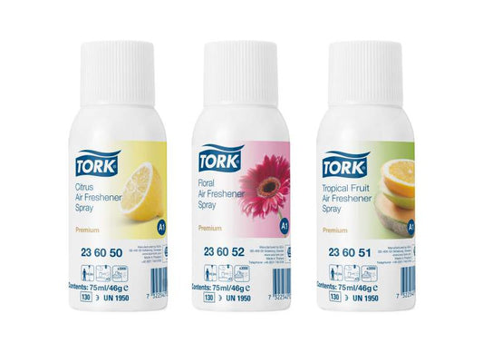 Tork 236056 Air Freshener Spray Mixed Pack A1 75ml - Carton of 12