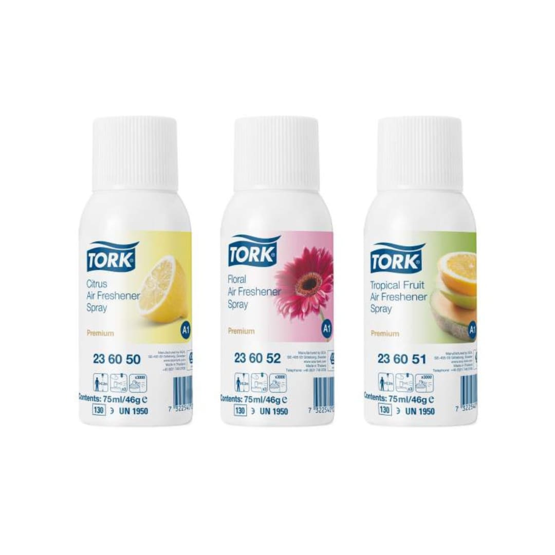 Tork Air Freshener Spray Mixed Pack 236056 A1 75ml Carton 12