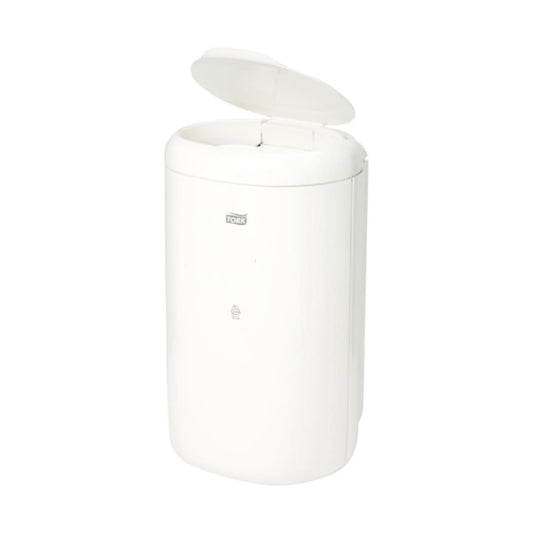 Tork B3 Rubbish Bin White 16.7cm(w) x 33.8cm(d) 564000 - 5 Litre
