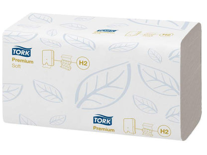 Tork Hand Towel Xpress Multifold Premium Soft 2 Ply 100289 H2 150 Sheets White - Carton of 21 Packs