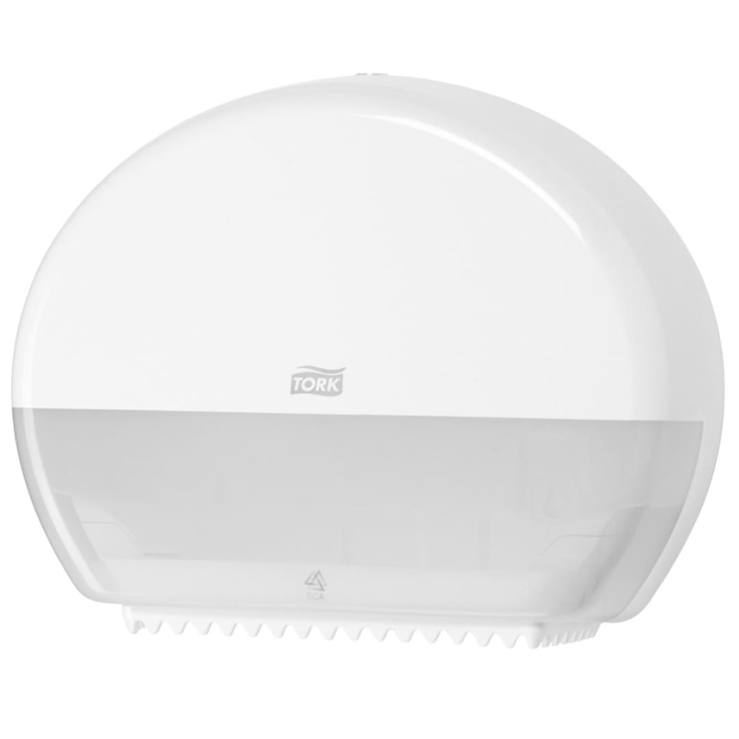 Tork T2 Mini Jumbo Toilet Roll Dispenser White 555000