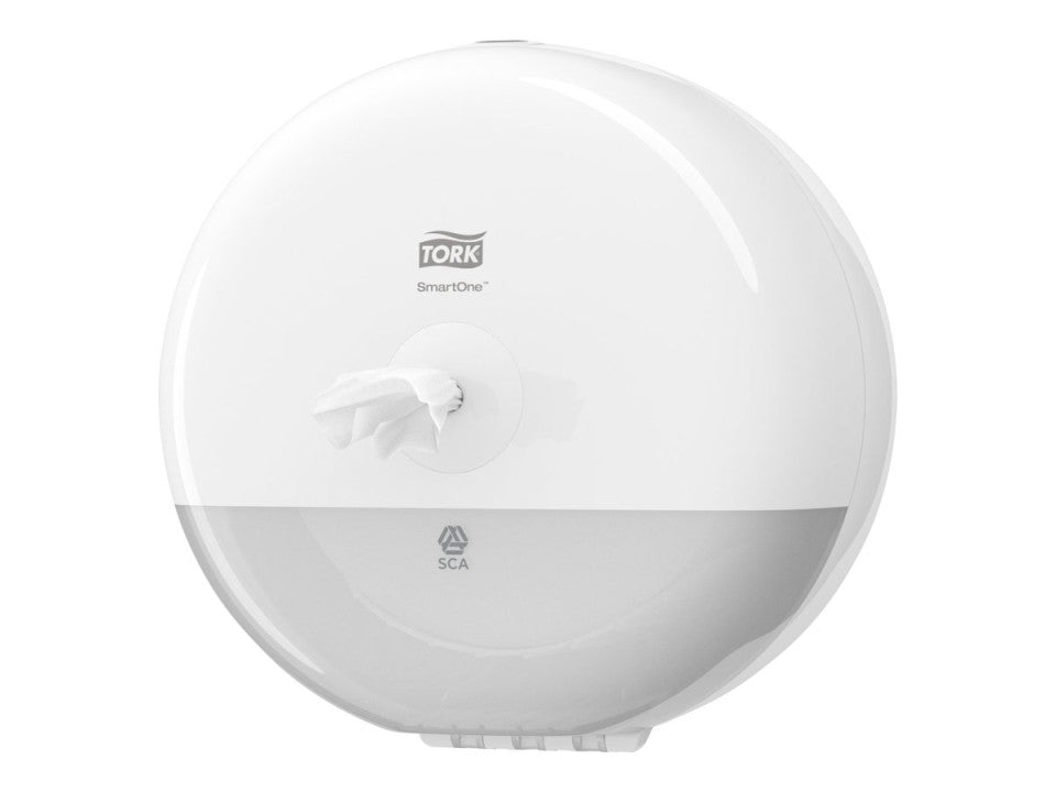 Tork T9 Smartone Mini Elevation Toilet Roll Dispenser White 681000
