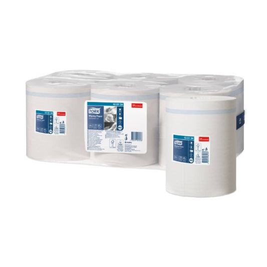 Tork Wiping Paper Centrefeed Roll 100134 M2 275m White - Carton of 6 Rolls