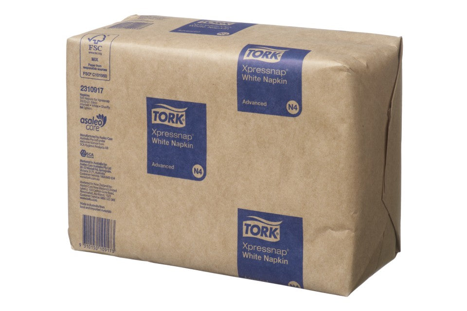 Tork Xpressnap N4 Dispenser Napkin White - Carton 6000 Napkins