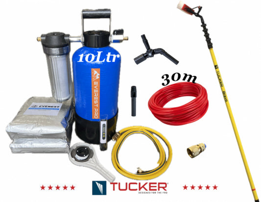 Tucker Purewater DI System Kit Eco Bravo (22ft Pole, 10L Tank)