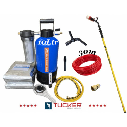 Tucker Purewater DI System Kit Eco Bravo (22ft Pole, 10L Tank)