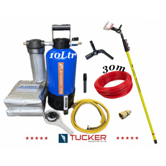 Tucker Purewater DI System Kit Eco Junior (11ft Pole, 10L Tank)