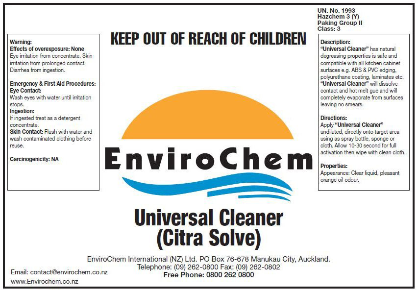 EnviroChem UNIVERSAL CLEANER (CITRA SOLVE) – Natural Degreaser & Cleaner