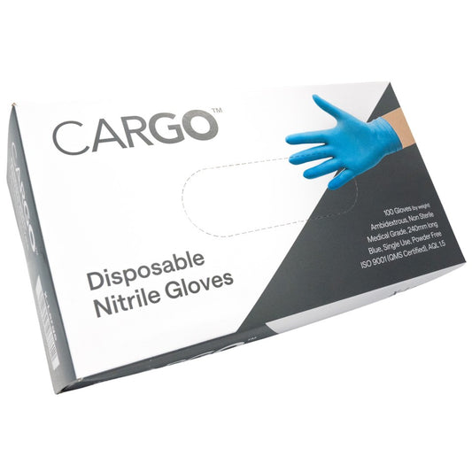 Disposable Gloves Nitrile Powder Free - 100 Gloves/Box